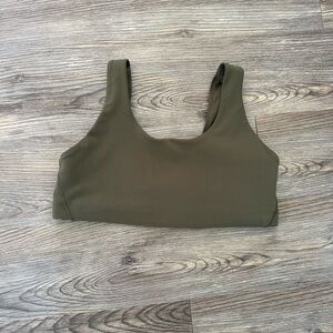 Nike Olive Green Dri-FIT Sports Bra